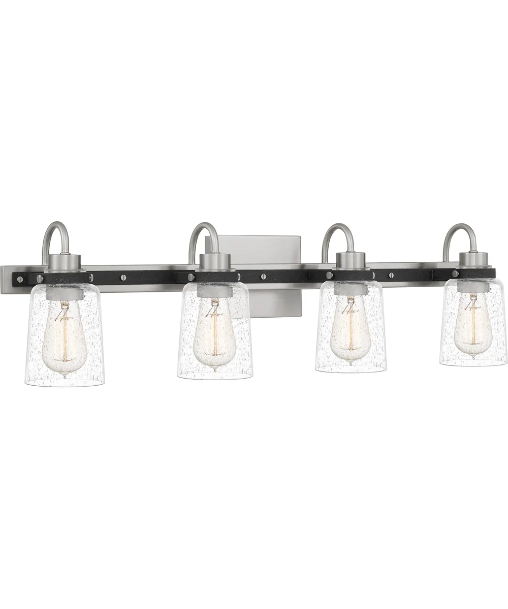 Axel Extra Large 4-light Bath Light Brushed Nickel - Image 4