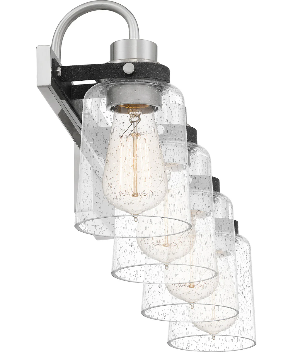 Axel Extra Large 4-light Bath Light Brushed Nickel - Image 5