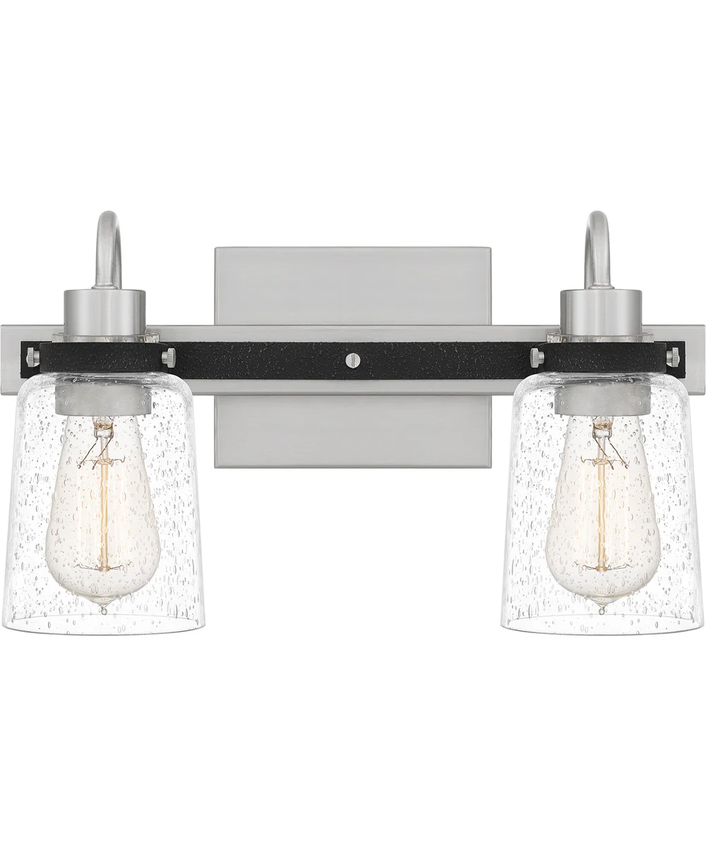 Axel Medium 2-light Bath Light Brushed Nickel