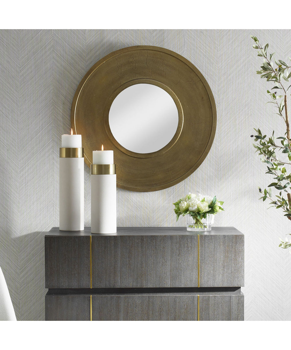 Axel Round Brass Mirror - Image 2