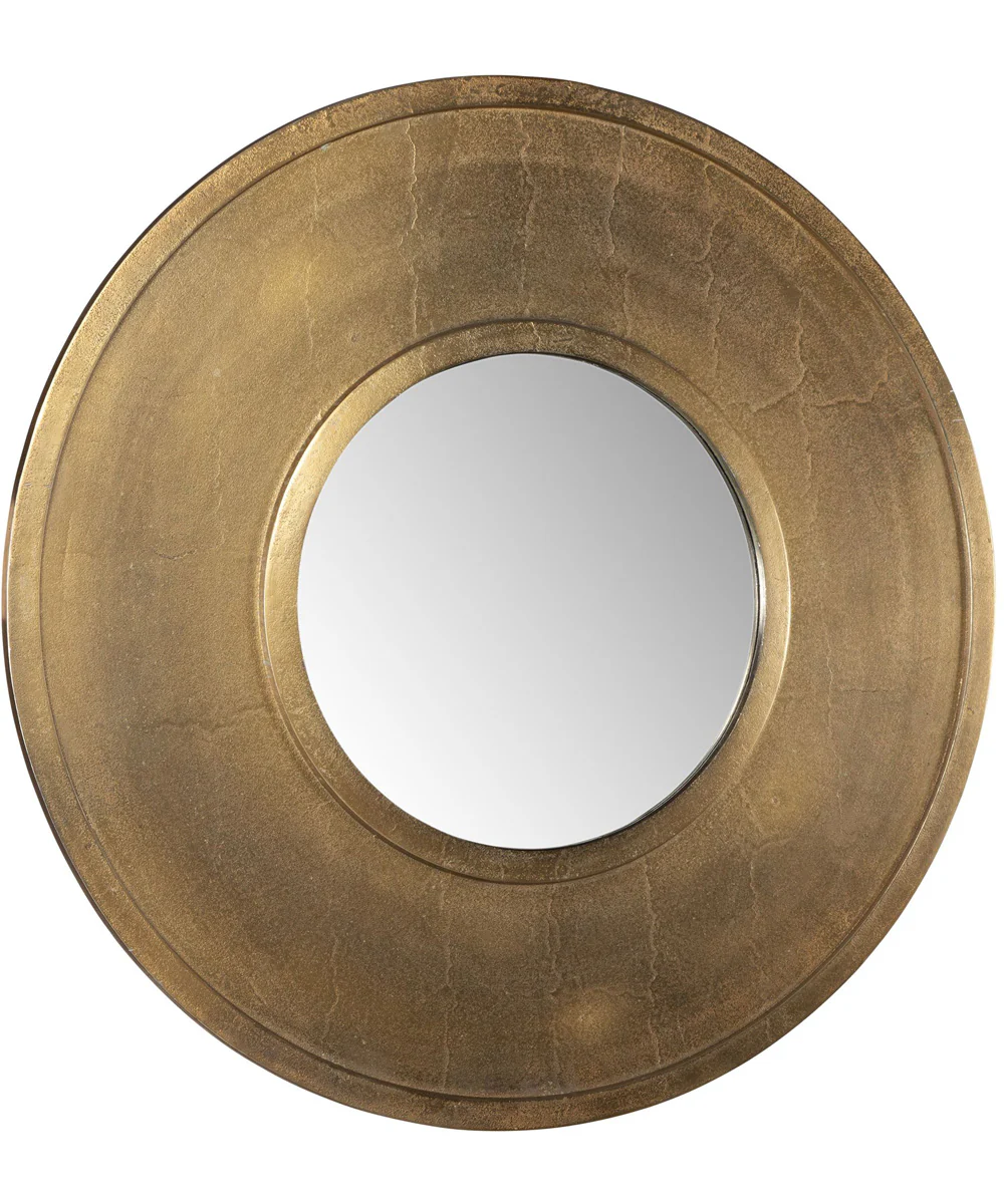 Axel Round Brass Mirror - Image 4