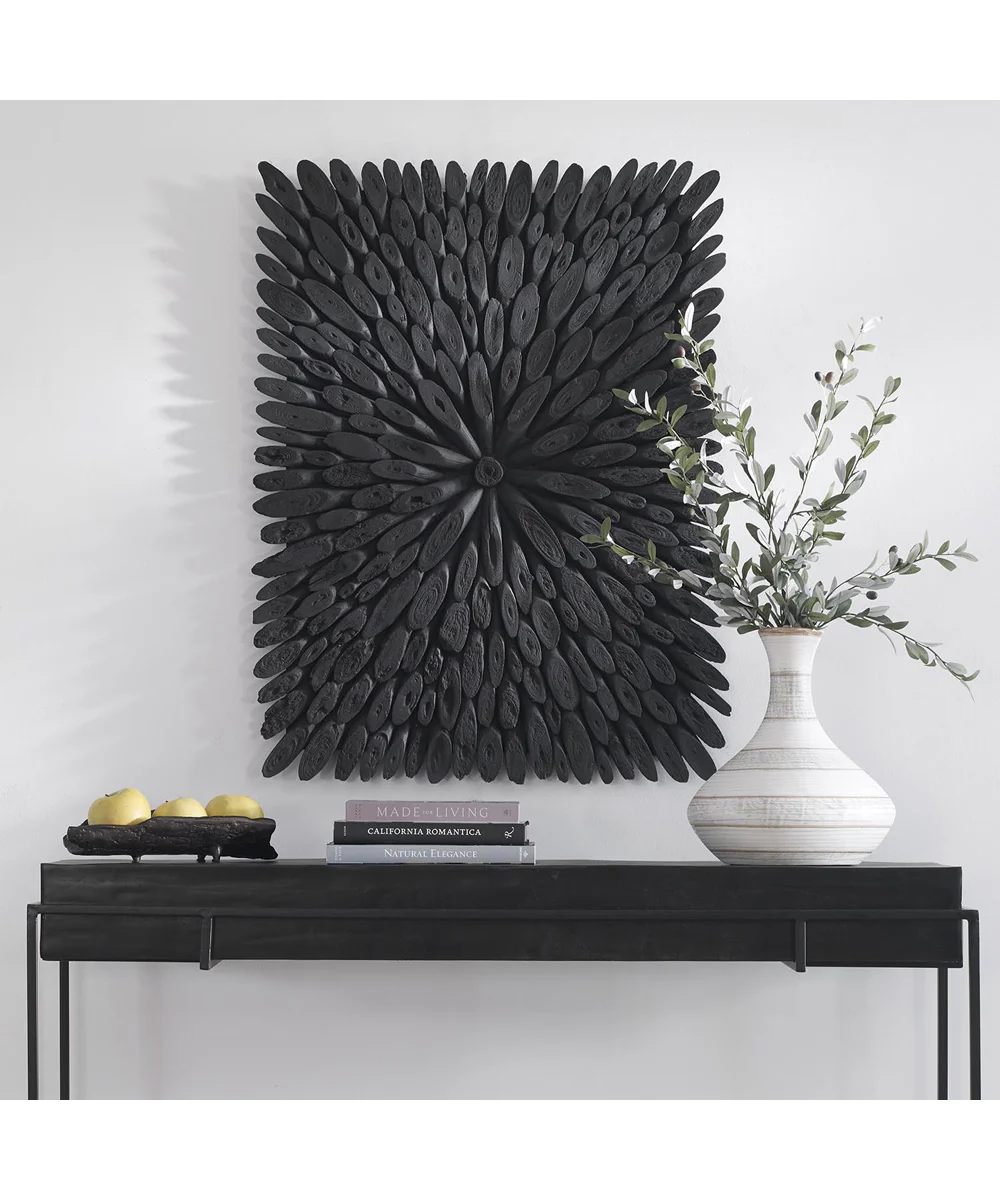 Bahama Black Wood Wall Decor - Image 2