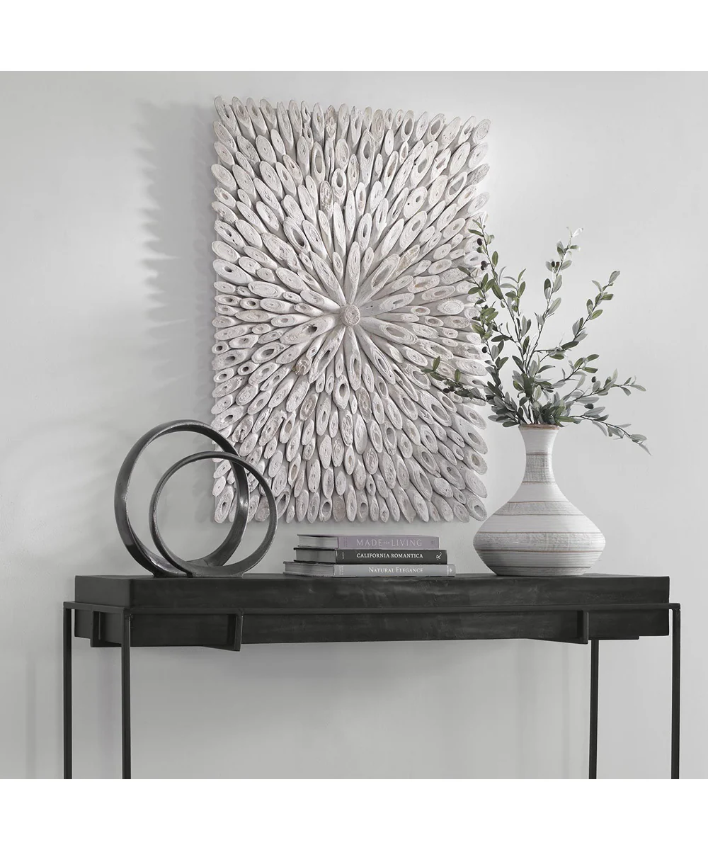 Bahama Wood Whitewashed Wall Decor - Image 3