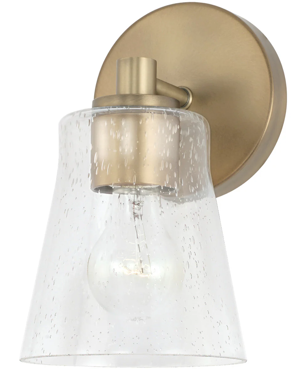 Baker 1-Light Sconce Aged Brass