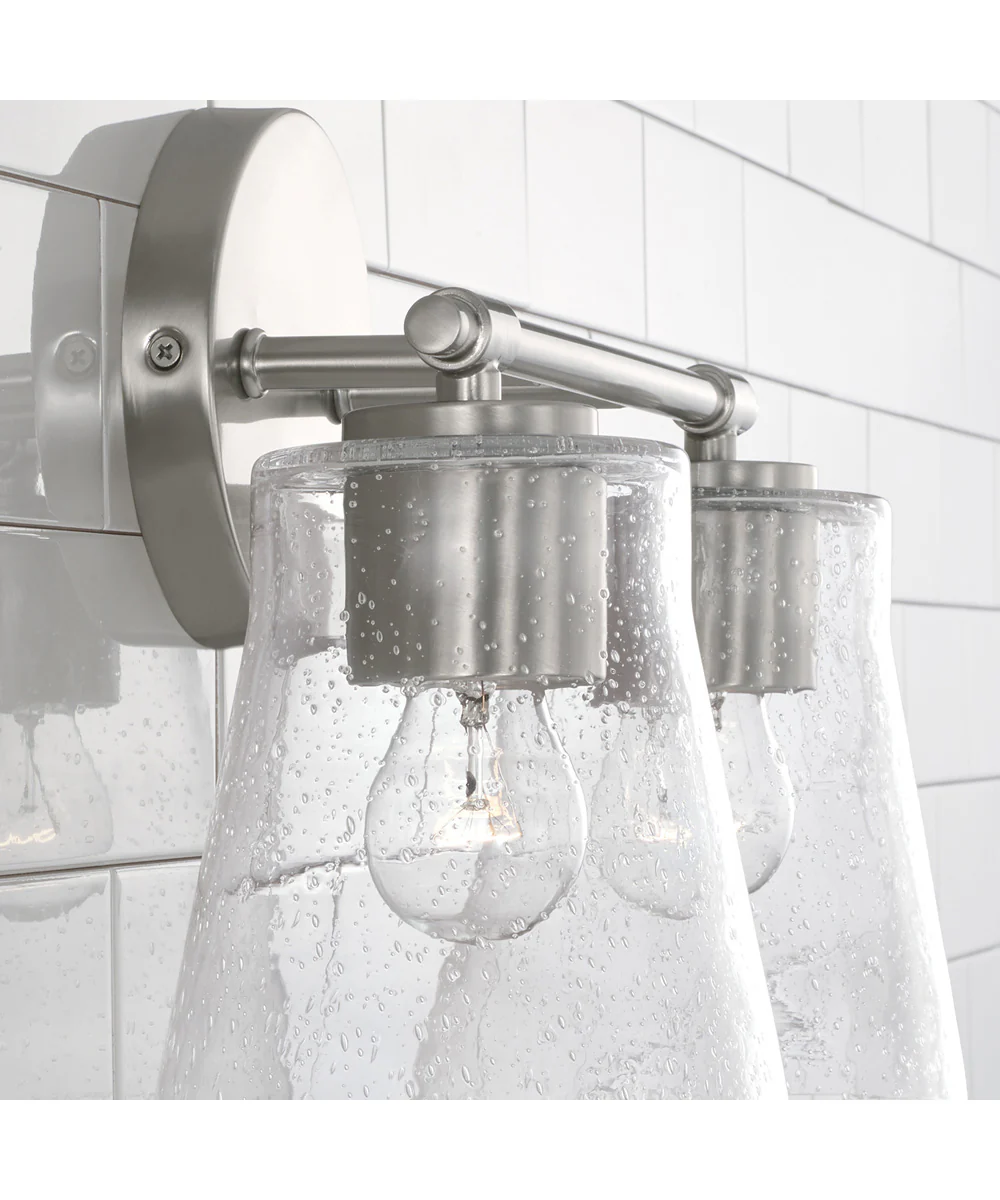 Baker 2-Light Vanity Brushed Nickel - Image 3