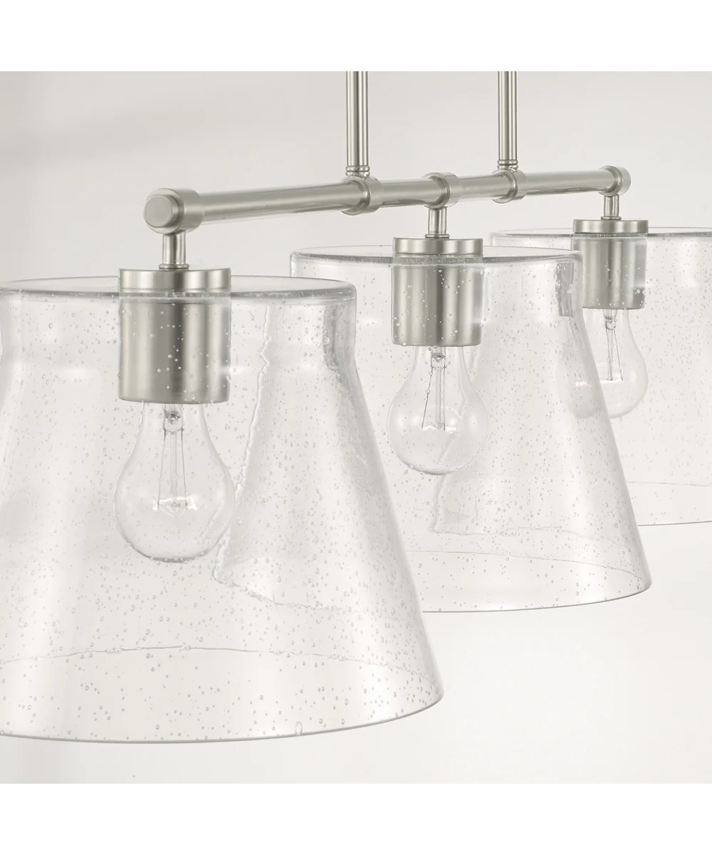 Baker 3-Light Island Brushed Nickel - Image 3