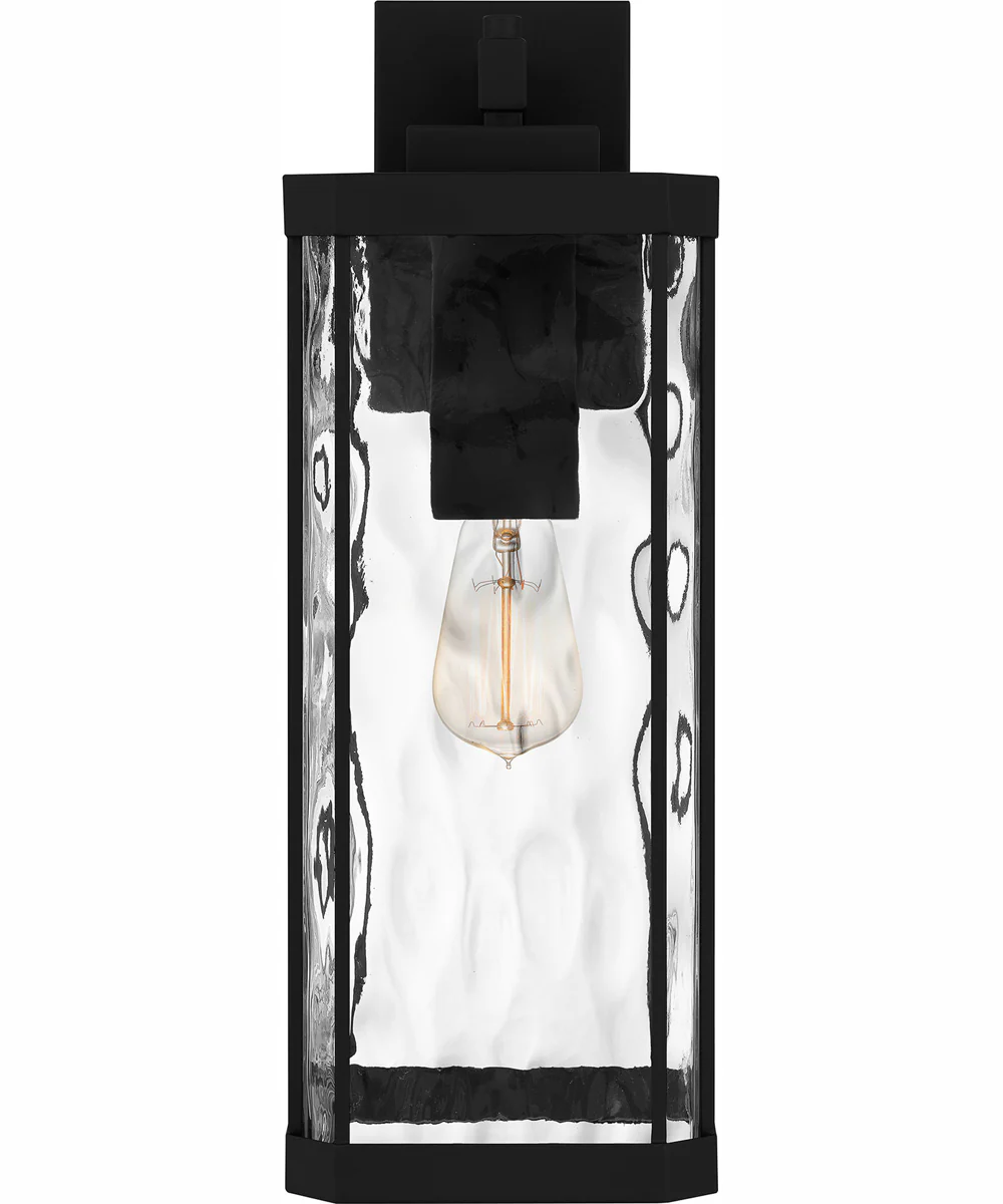 Balchier Large 1-light Outdoor Wall Light Matte Black - Image 4