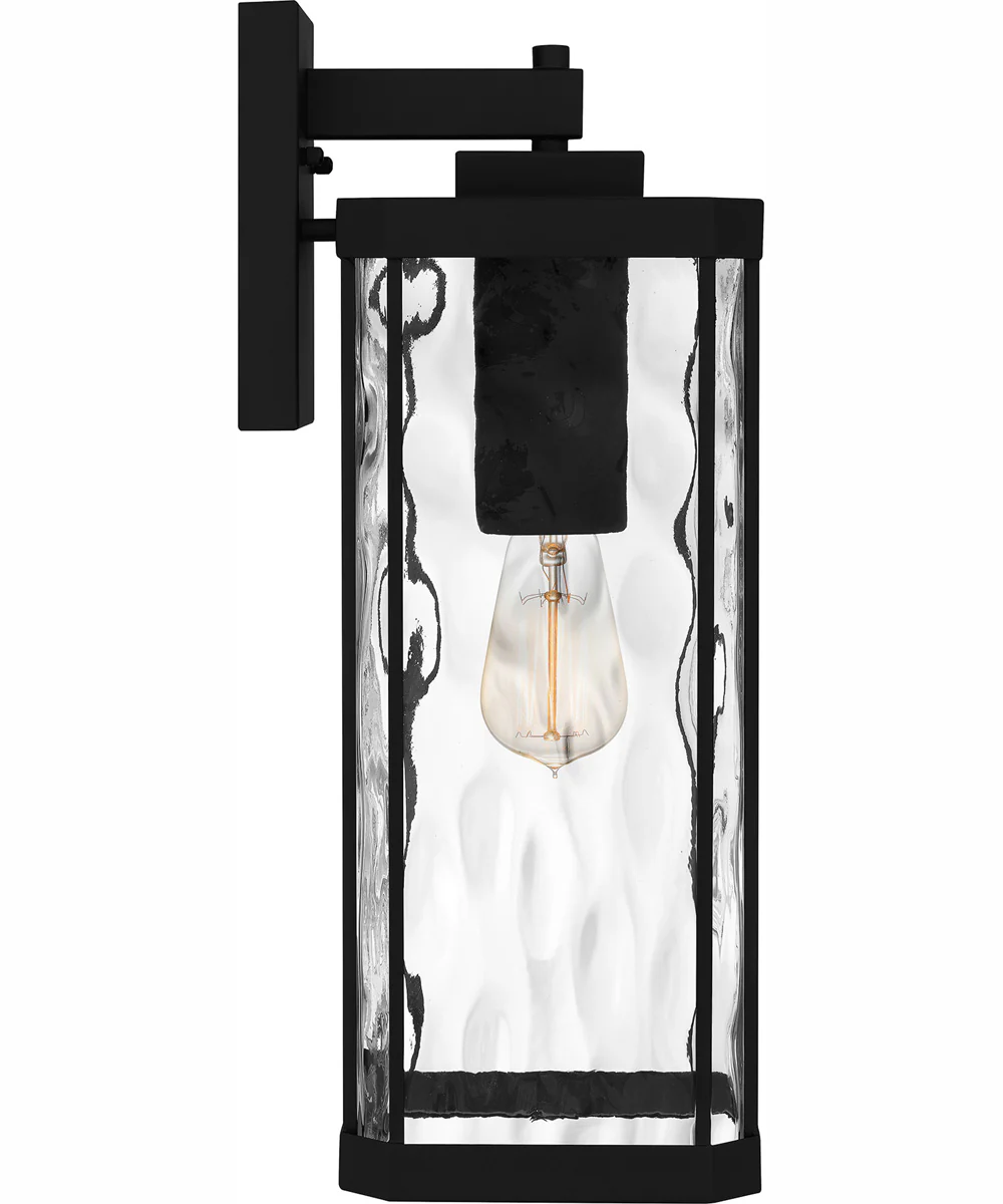 Balchier Large 1-light Outdoor Wall Light Matte Black - Image 5