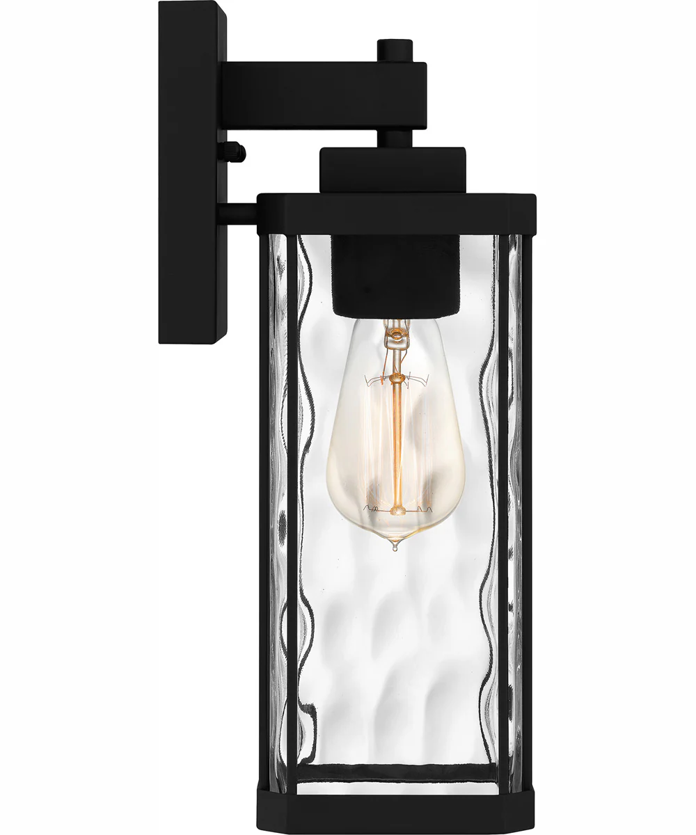 Balchier Small 1-light Outdoor Wall Light Matte Black - Image 5