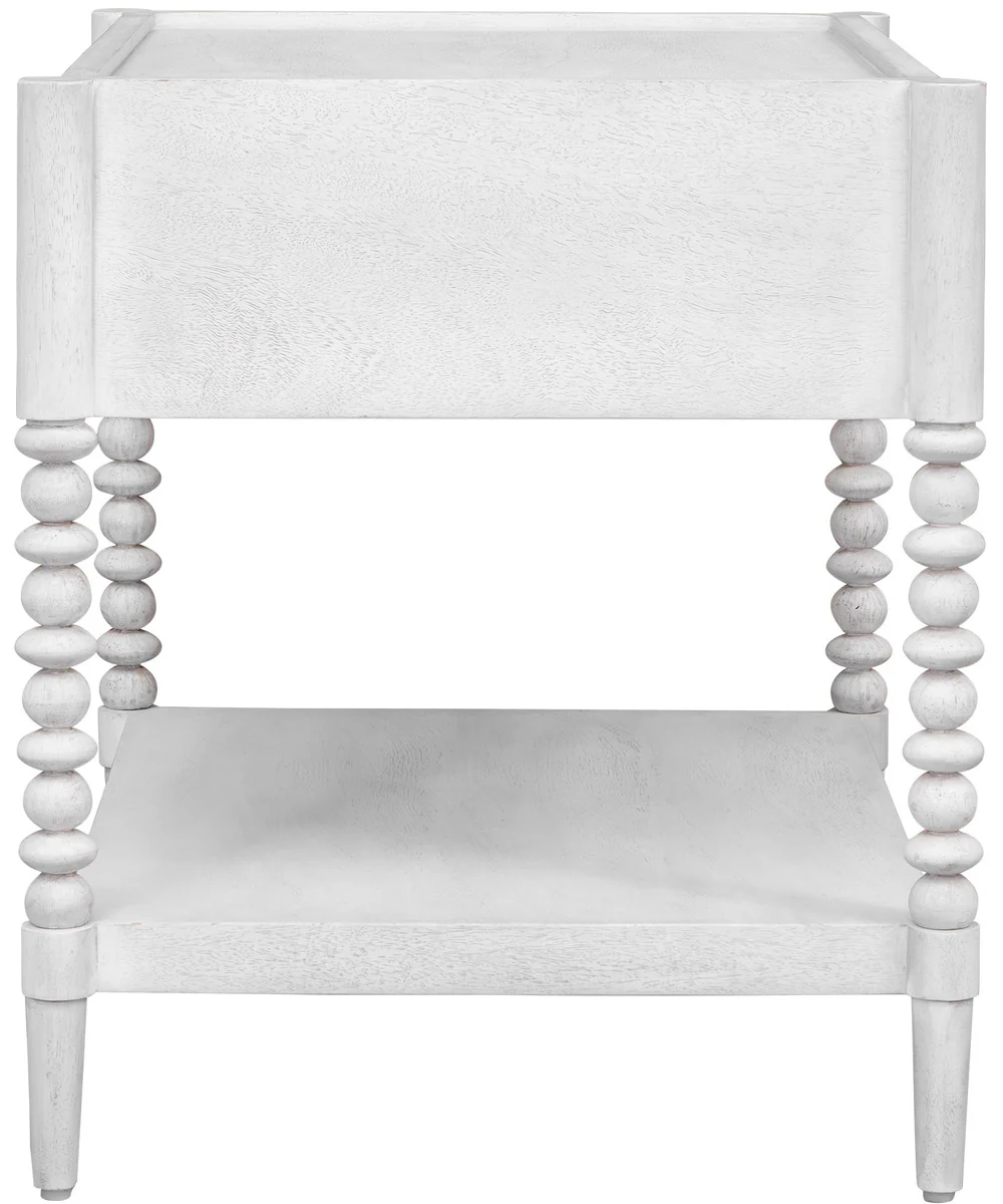 Bales Off-White Side Table - Image 4