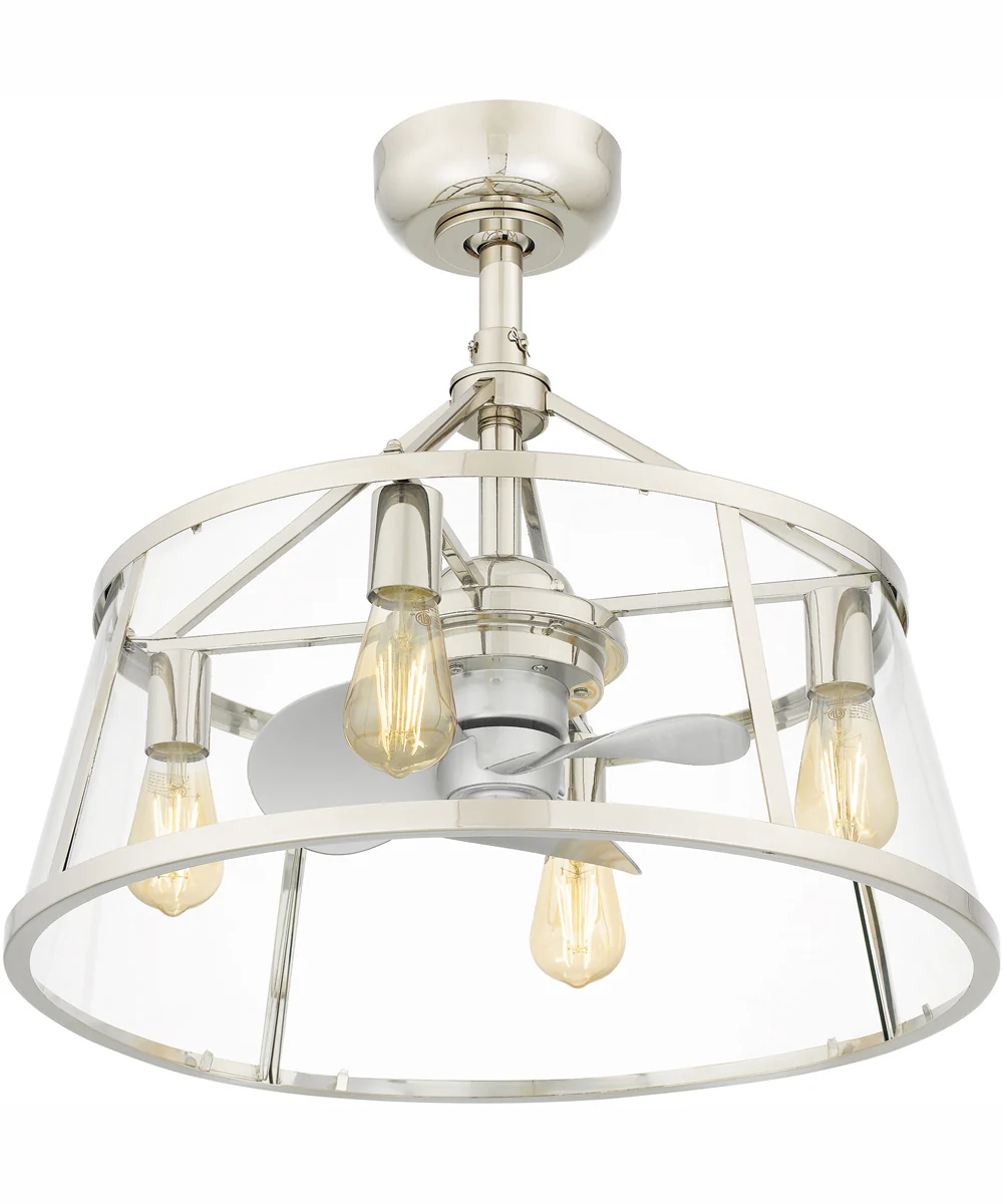 22" Barlow 4-light Fandelier Polished Nickel - Image 5