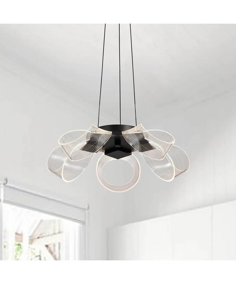 Barnett Chandelier Matte Black - Image 3