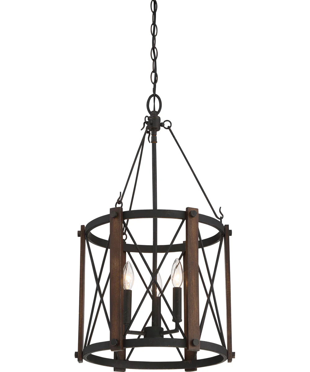Baron 3-light Pendant Marcado Black - Image 5