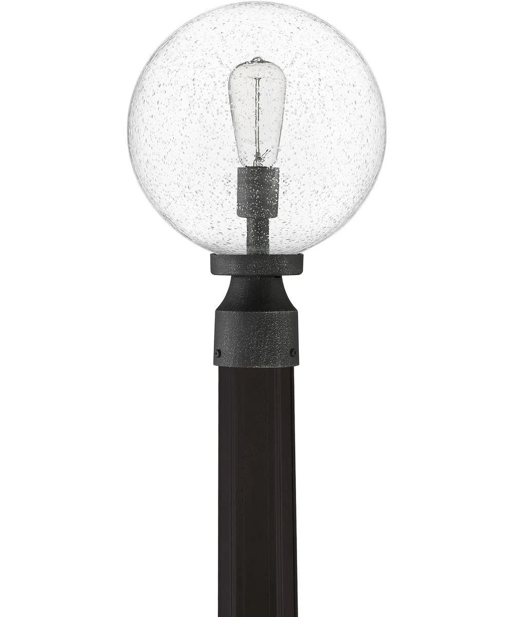 Barre Large 1-light Outdoor Post Light Coastal Armour Aluminum Grey Ash - Image 3