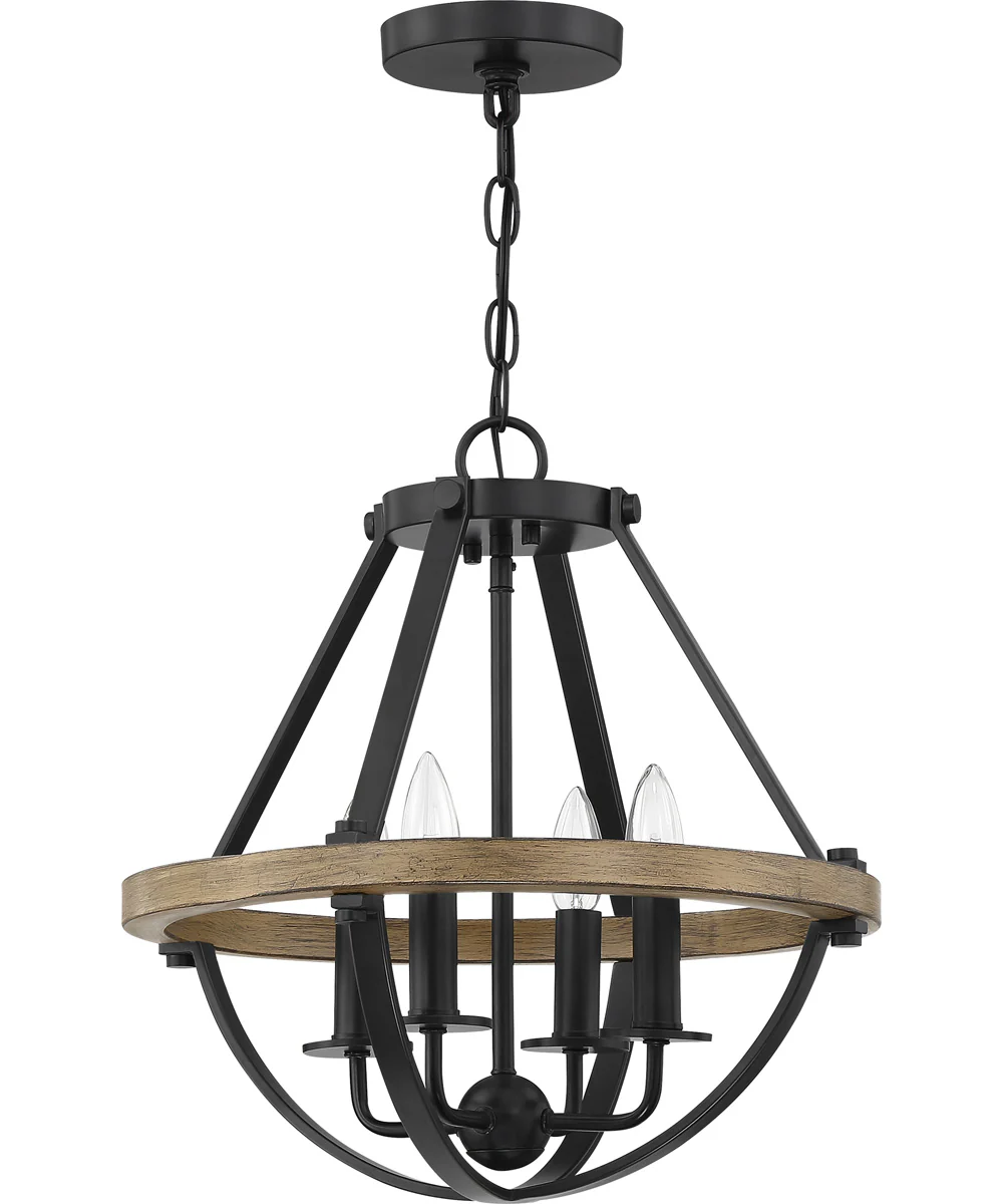 Bartlett 4-light Pendant Earth Black - Image 3