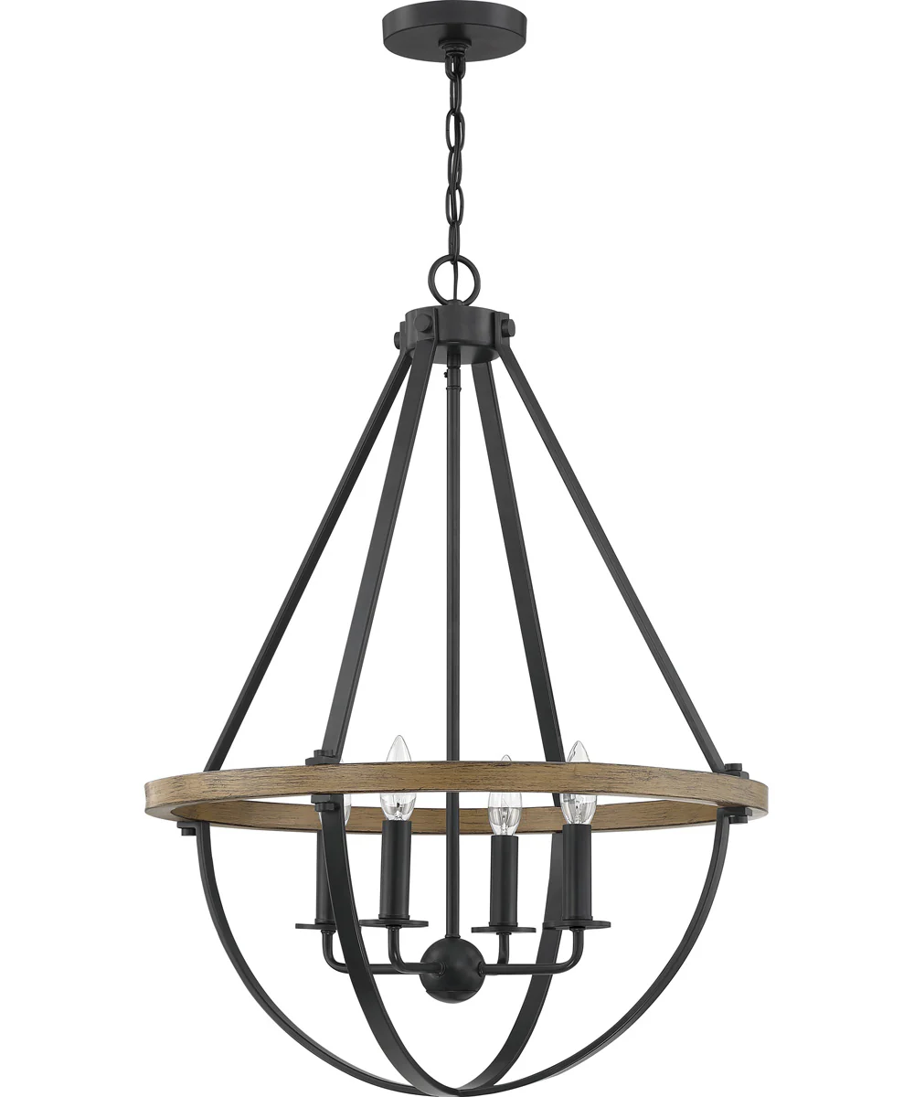 Bartlett 4-light Pendant Earth Black - Image 3
