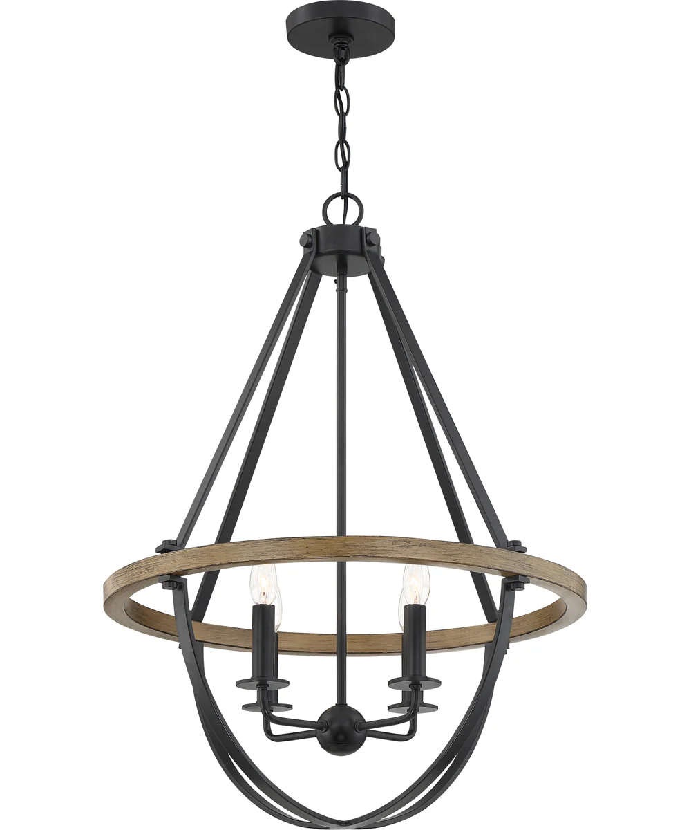 Bartlett 4-light Pendant Earth Black - Image 4