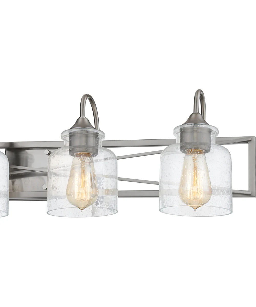 Bartley Extra Large 4-light Bath Light Brushed Nickel - Image 6
