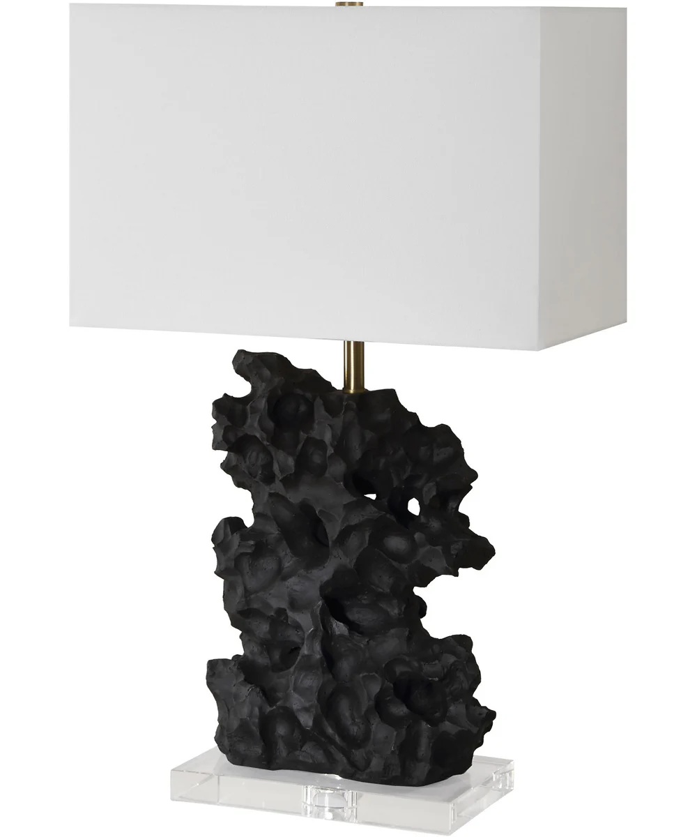 Basalt Black Stone Table Lamp - Image 9