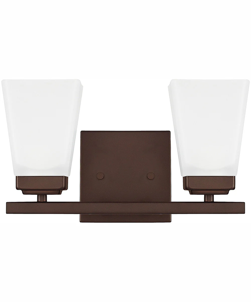 Baxley 2-Light Vanity Bronze