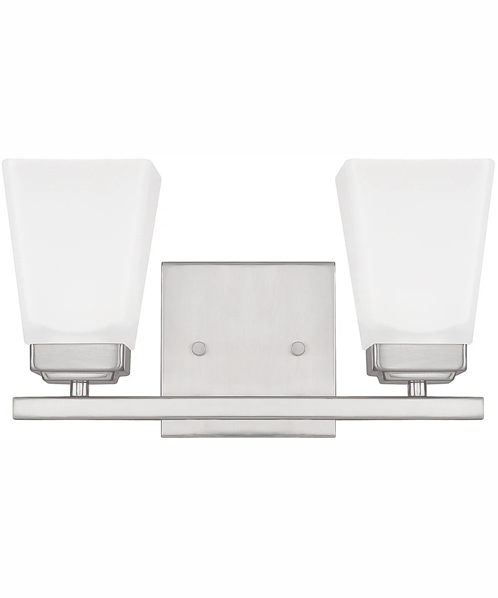 Baxley 2-Light Vanity Brushed Nickel
