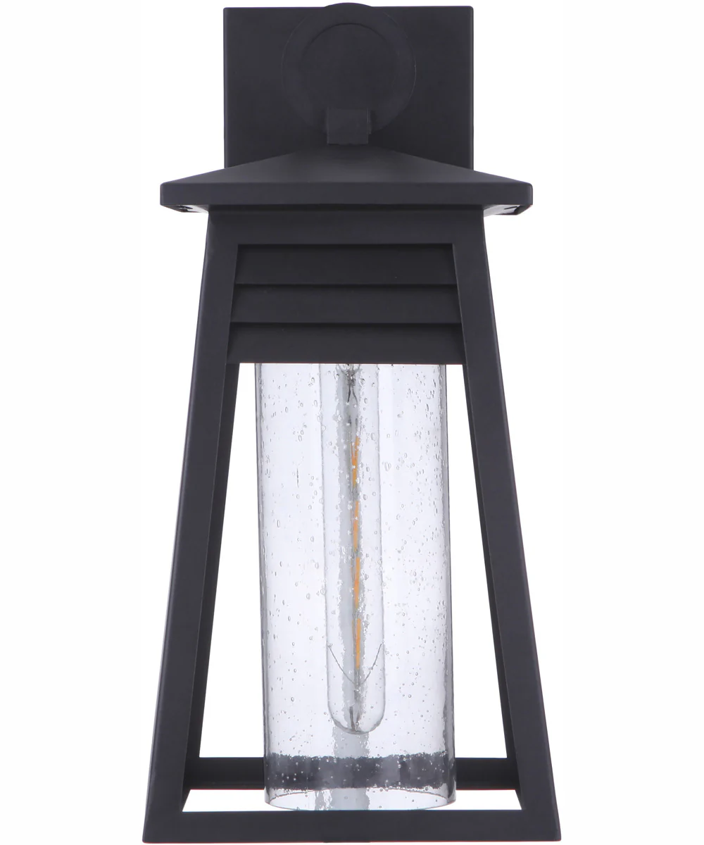 Becca 1-Light Outdoor Wall Lantern Matte Black - Image 3