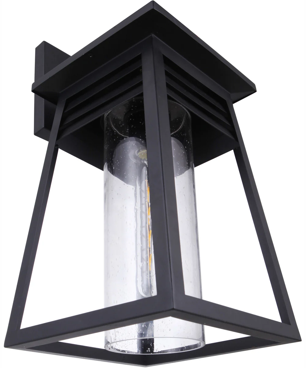 Becca 1-Light Outdoor Wall Lantern Matte Black - Image 5