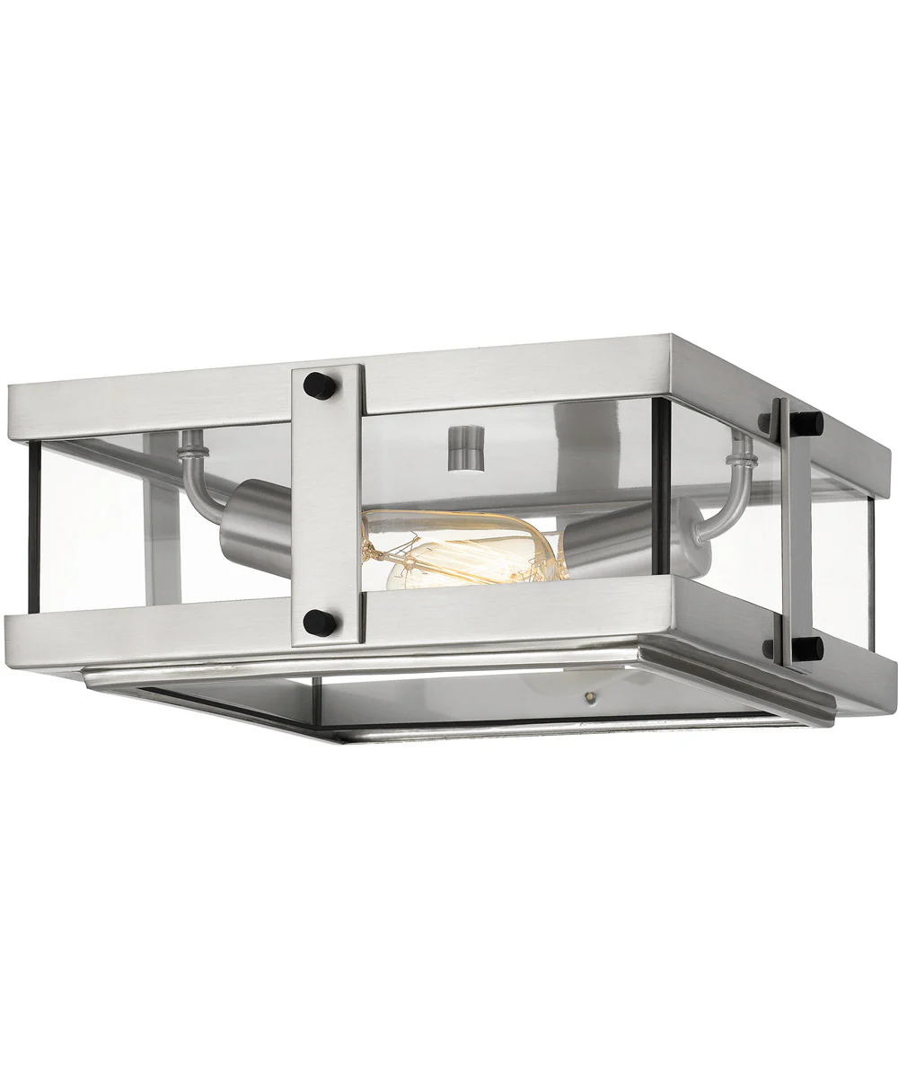 Beck 2-light Flush Mount Brushed Nickel