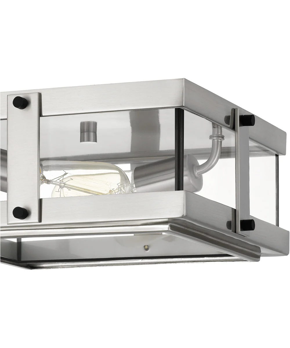 Beck 2-light Flush Mount Brushed Nickel - Image 6
