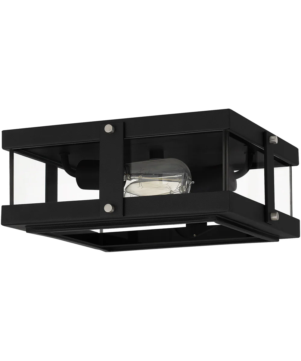 Beck 2-light Flush Mount Earth Black - Image 3