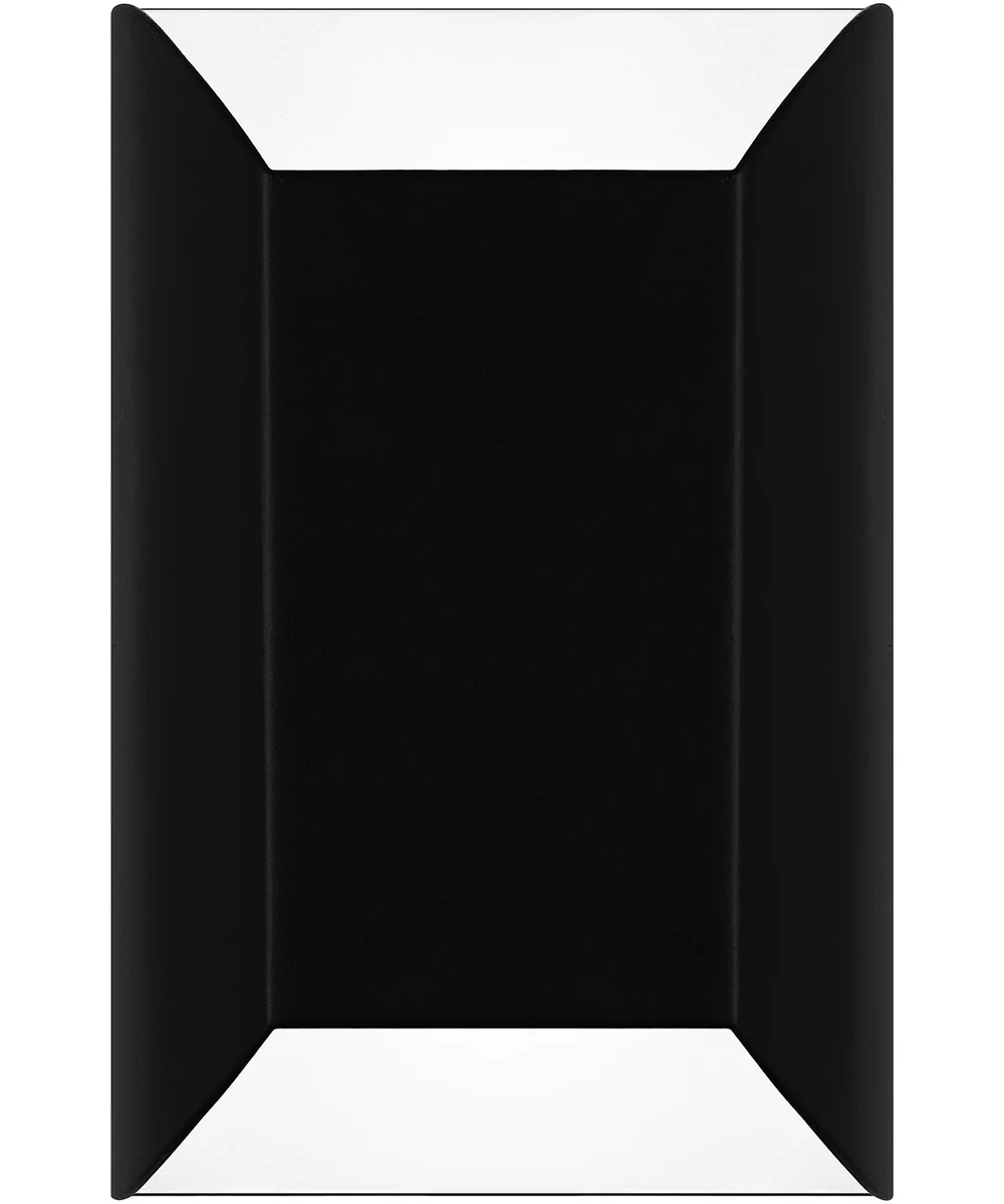 Becklow Small 2-light Outdoor Wall Light Coastal Armour Aluminum Matte Black