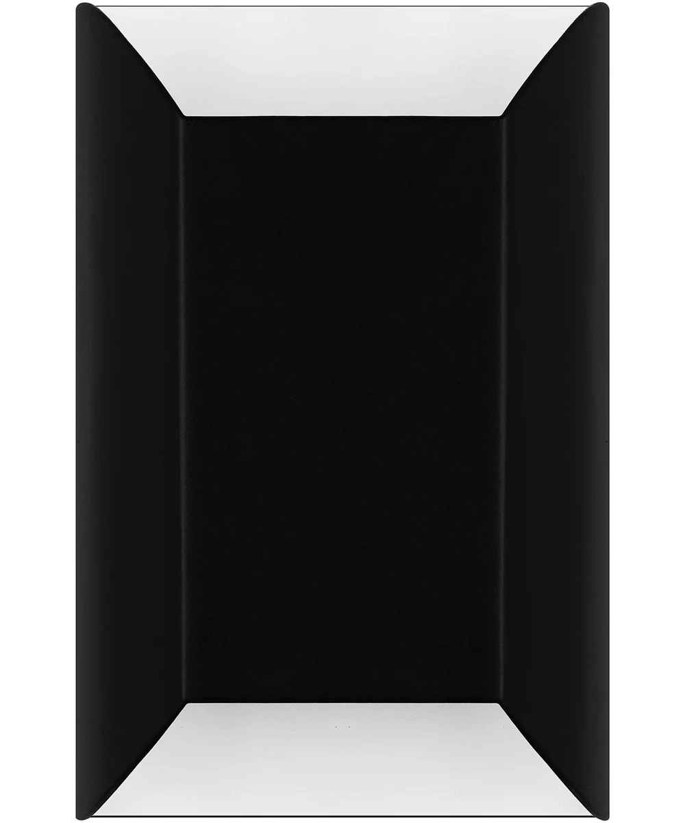 Becklow Small 2-light Outdoor Wall Light Coastal Armour Aluminum Matte Black - Image 3