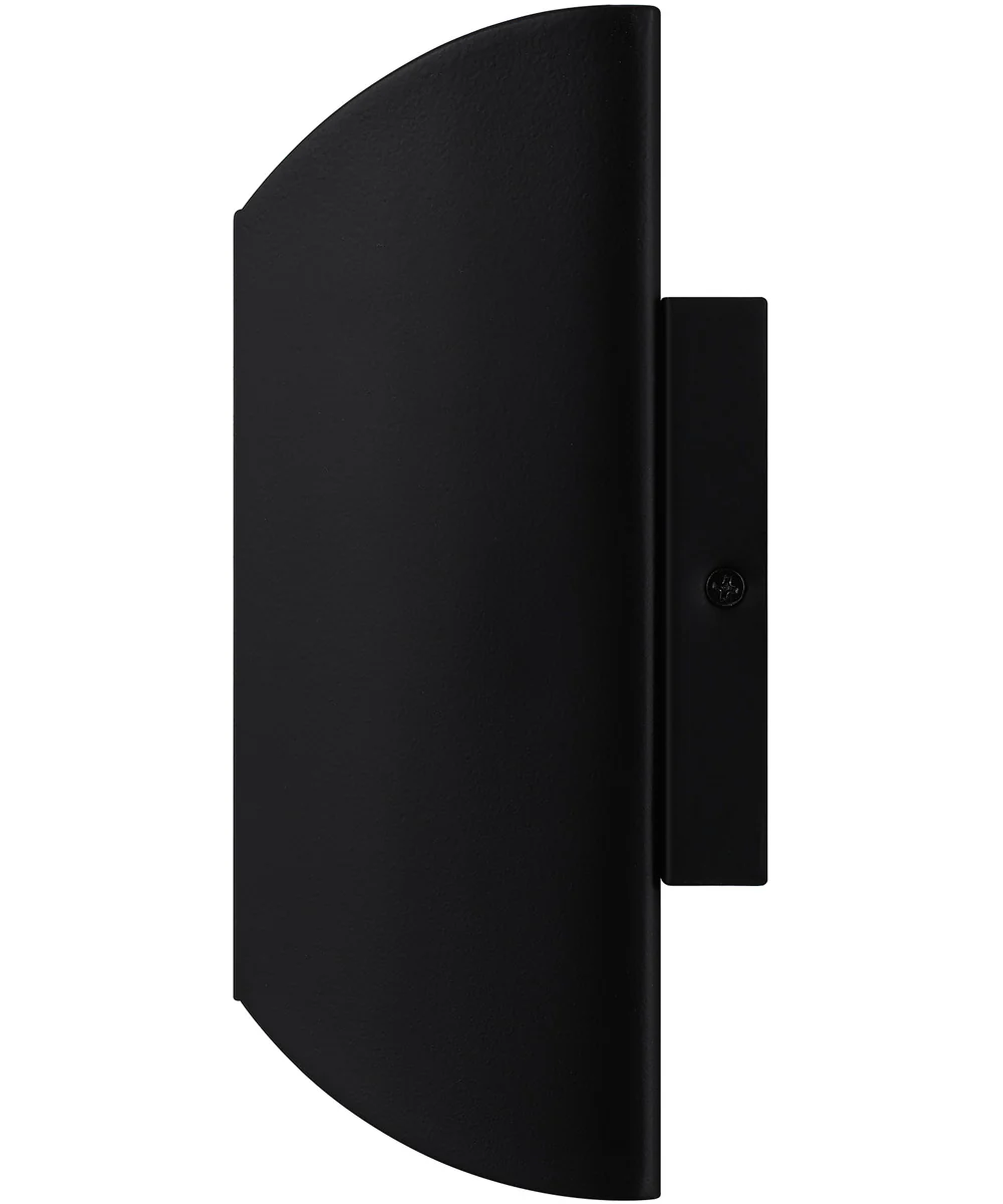 Becklow Small 2-light Outdoor Wall Light Coastal Armour Aluminum Matte Black - Image 5