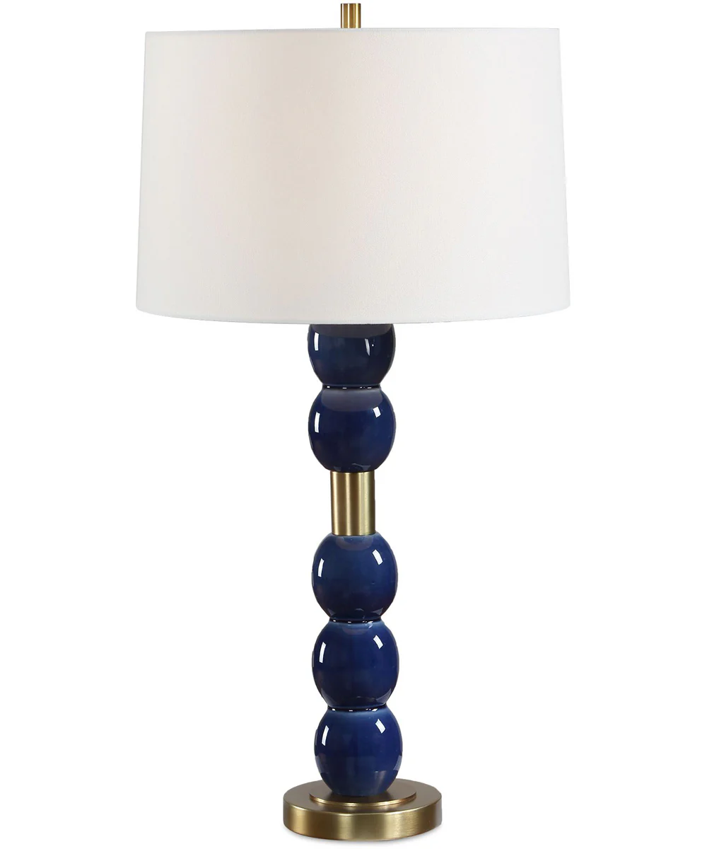 Bellore Blue Glaze Table Lamp