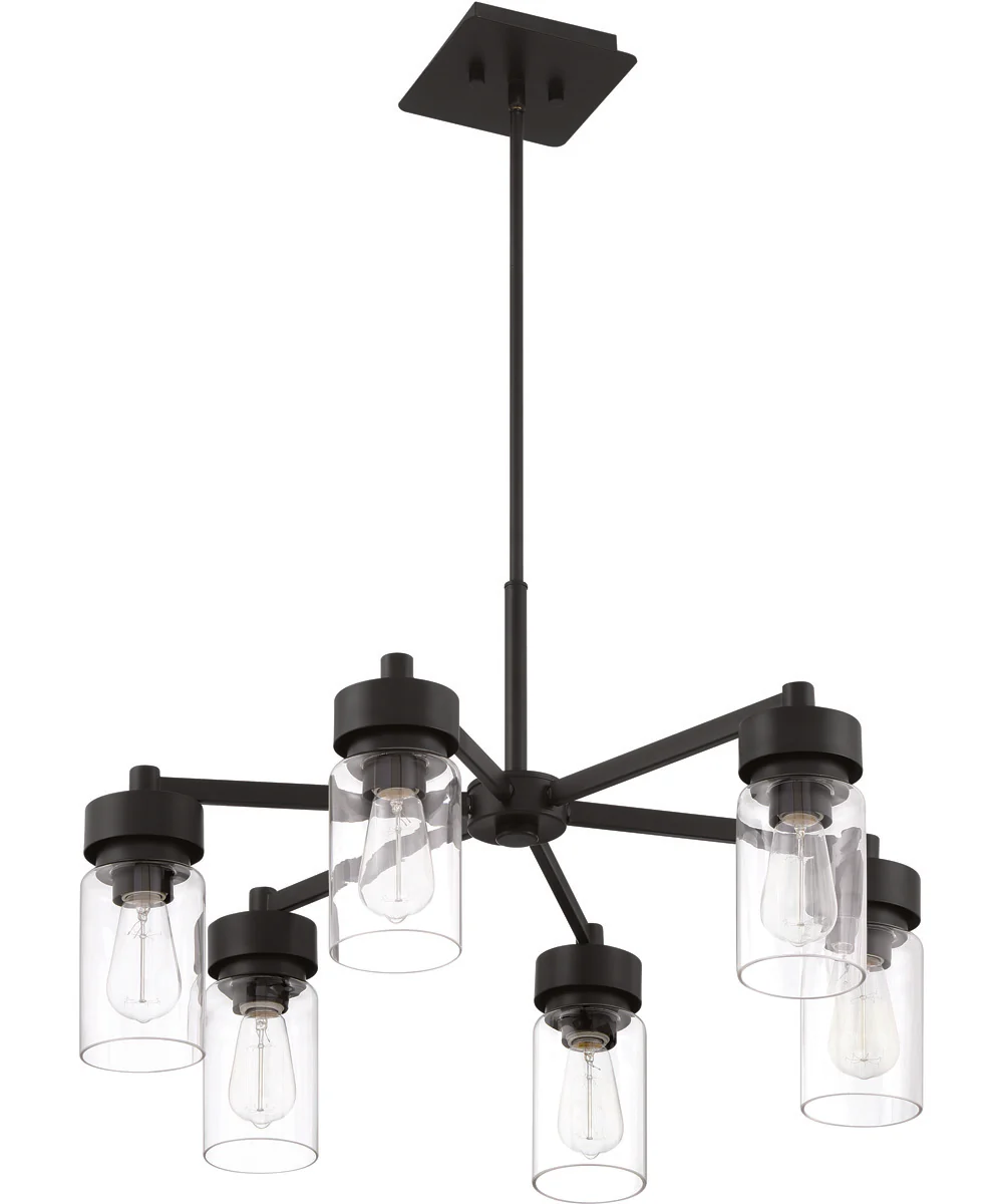 Bennet 6-Light Outdoor Chandelier Midnight - Image 3