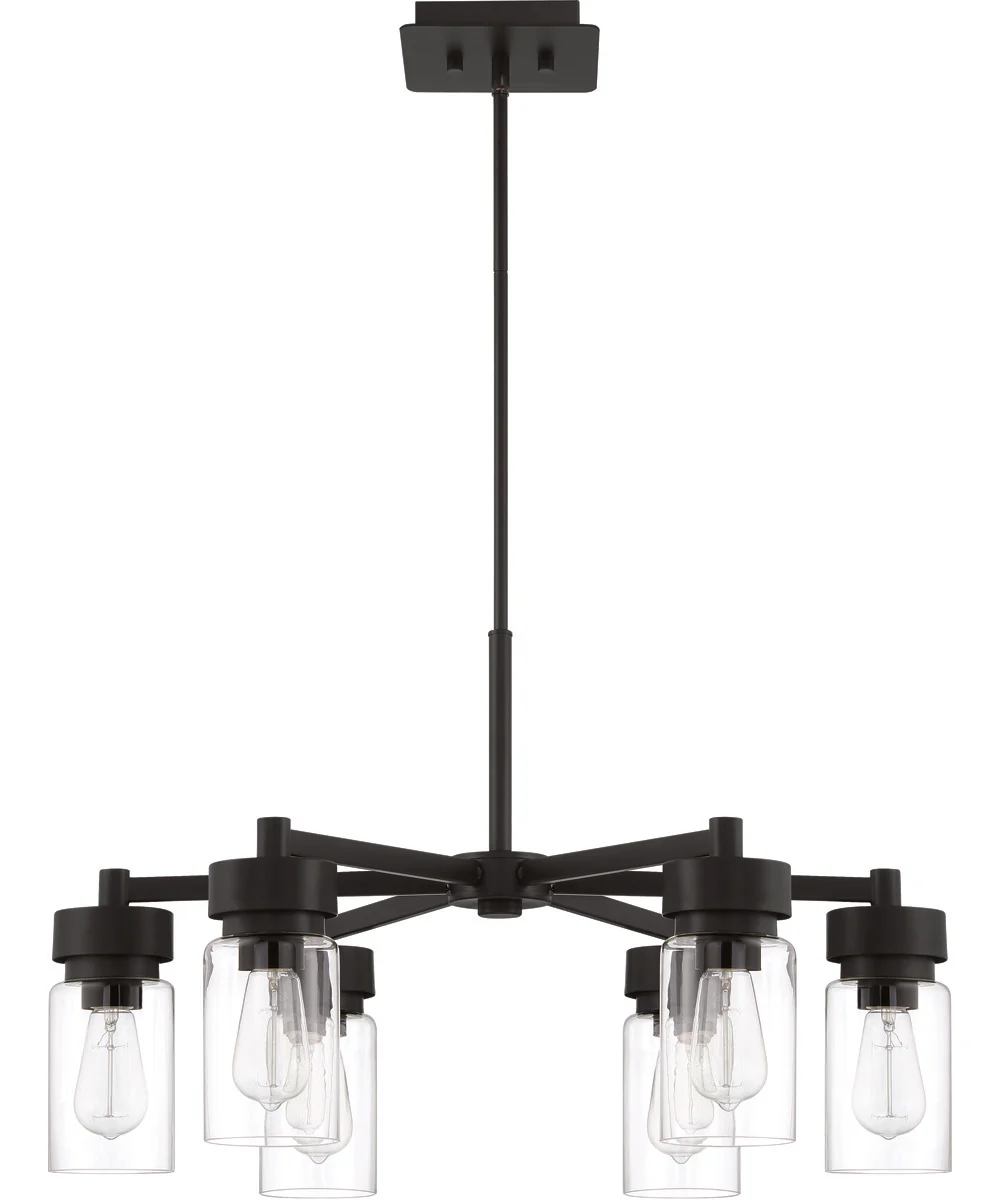 Bennet 6-Light Outdoor Chandelier Midnight - Image 4