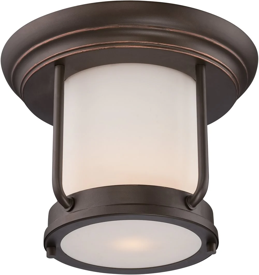 10"W Bethany 1-Light LED Outdoor Light Mahogany Bronze