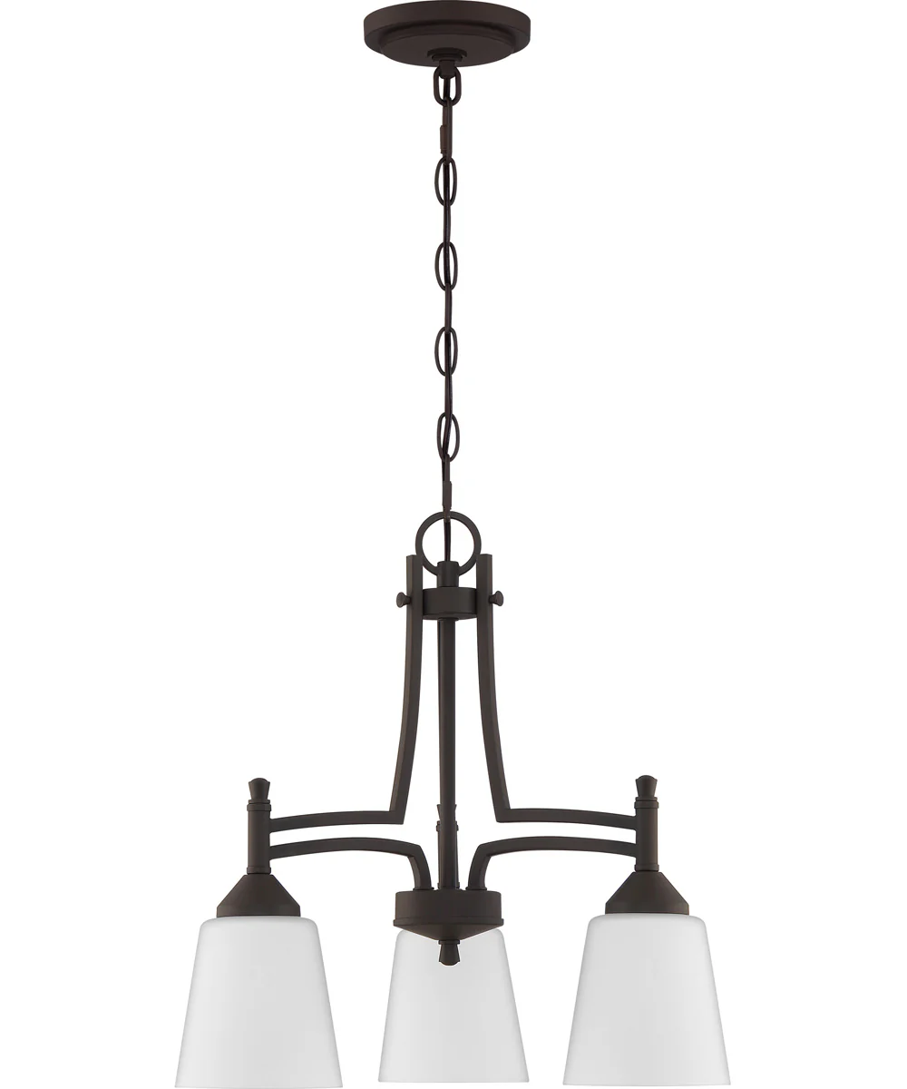 Billingsley 3-light Chandelier Old Bronze - Image 3