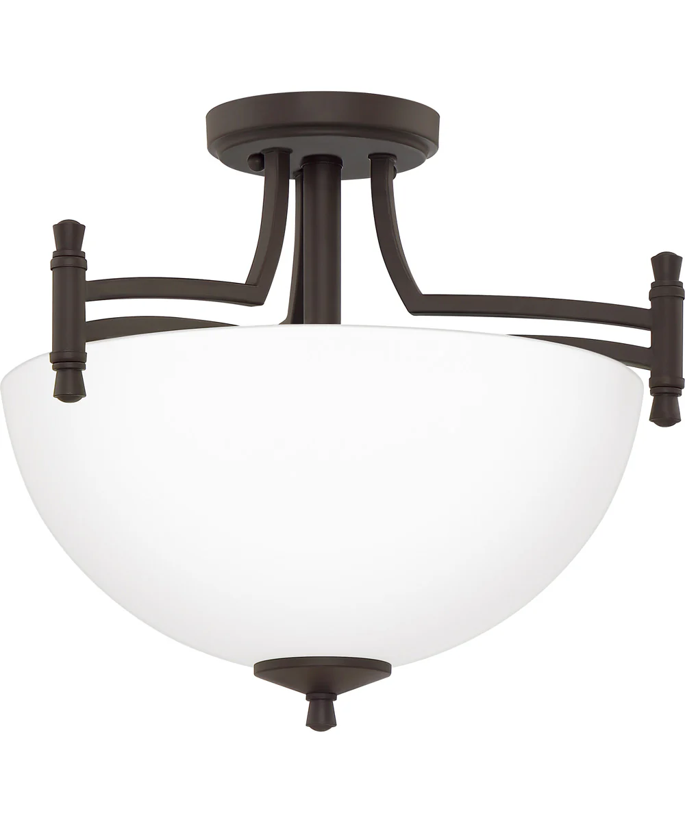 Billingsley Medium 2-light Semi Flush Mount Old Bronze - Image 5