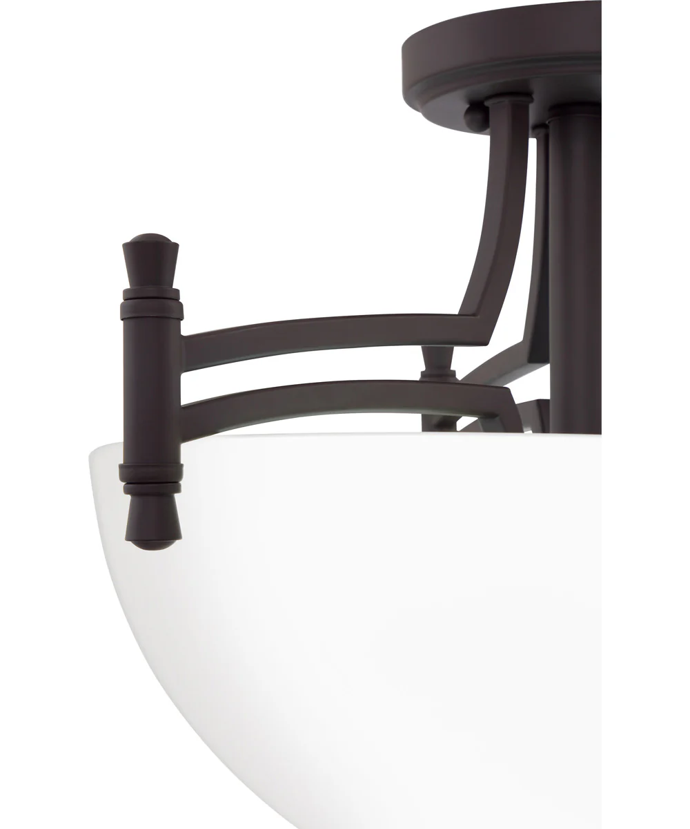 Billingsley Medium 2-light Semi Flush Mount Old Bronze - Image 6