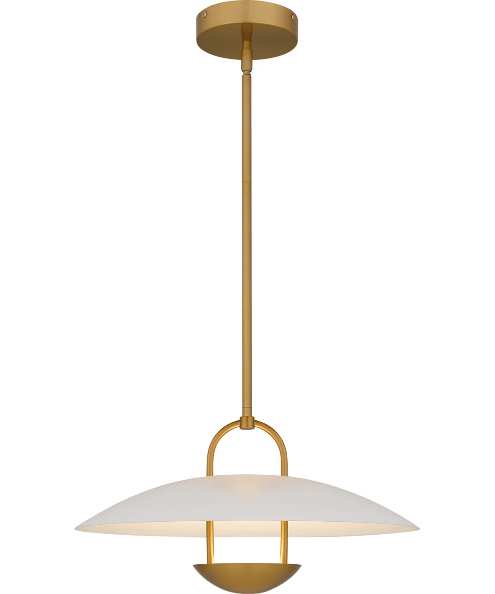 Bingham Large Pendant Brushed Gold