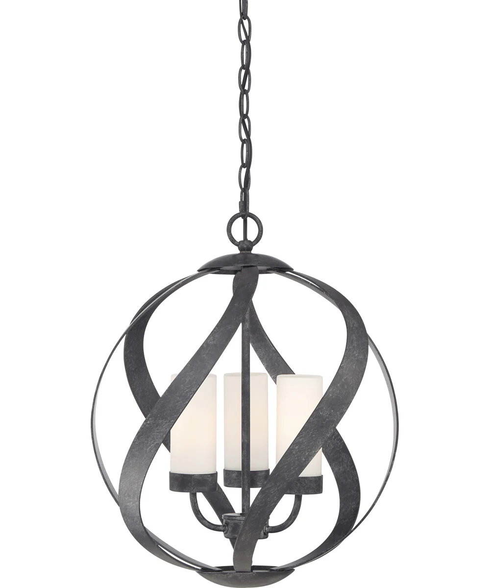 Blacksmith 3-light Pendant Old Black Finish - Image 2