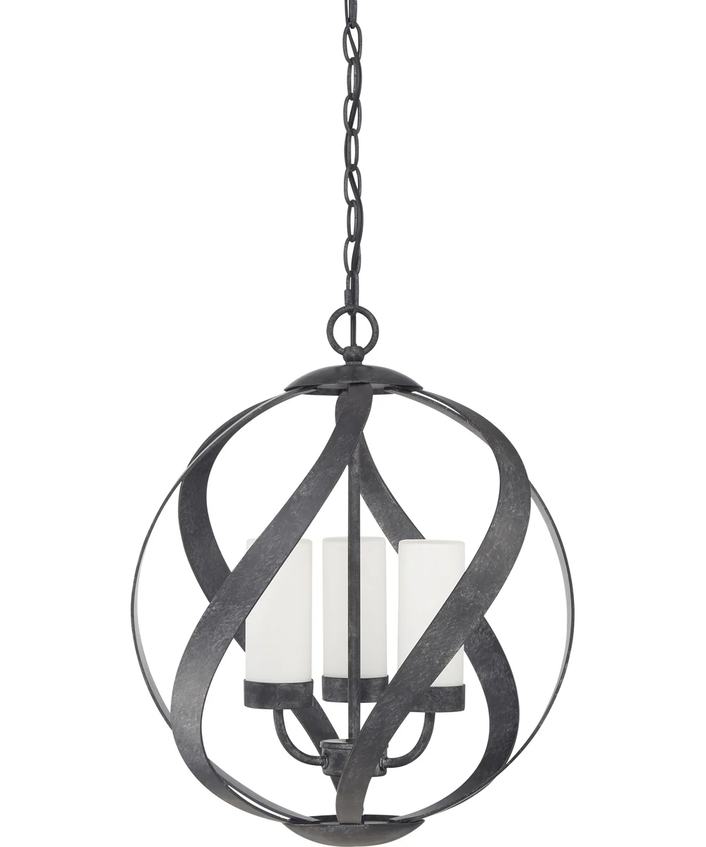 Blacksmith 3-light Pendant Old Black Finish - Image 3