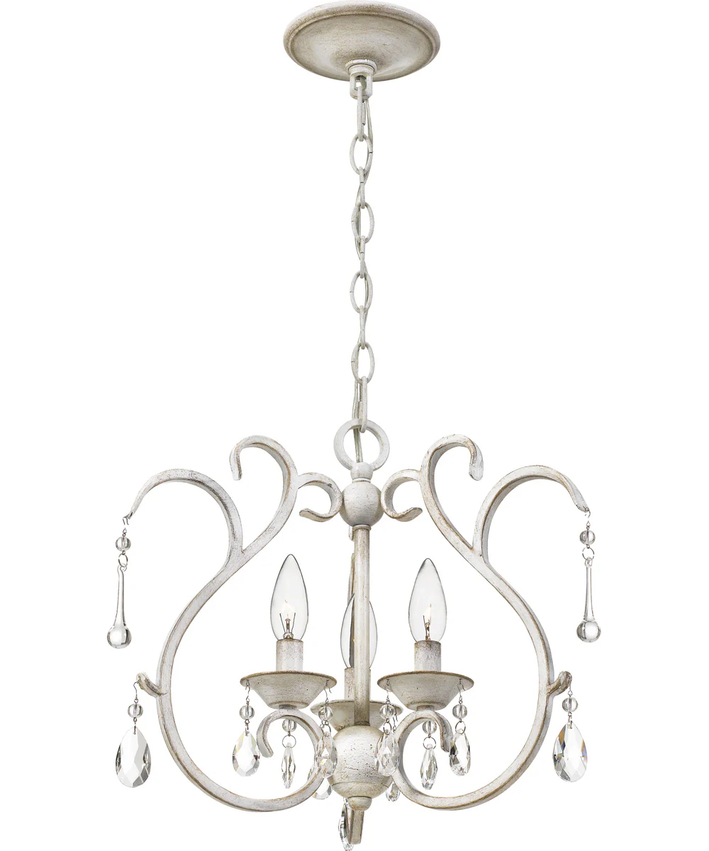 Blanca 3-light Pendant Antique White - Image 4