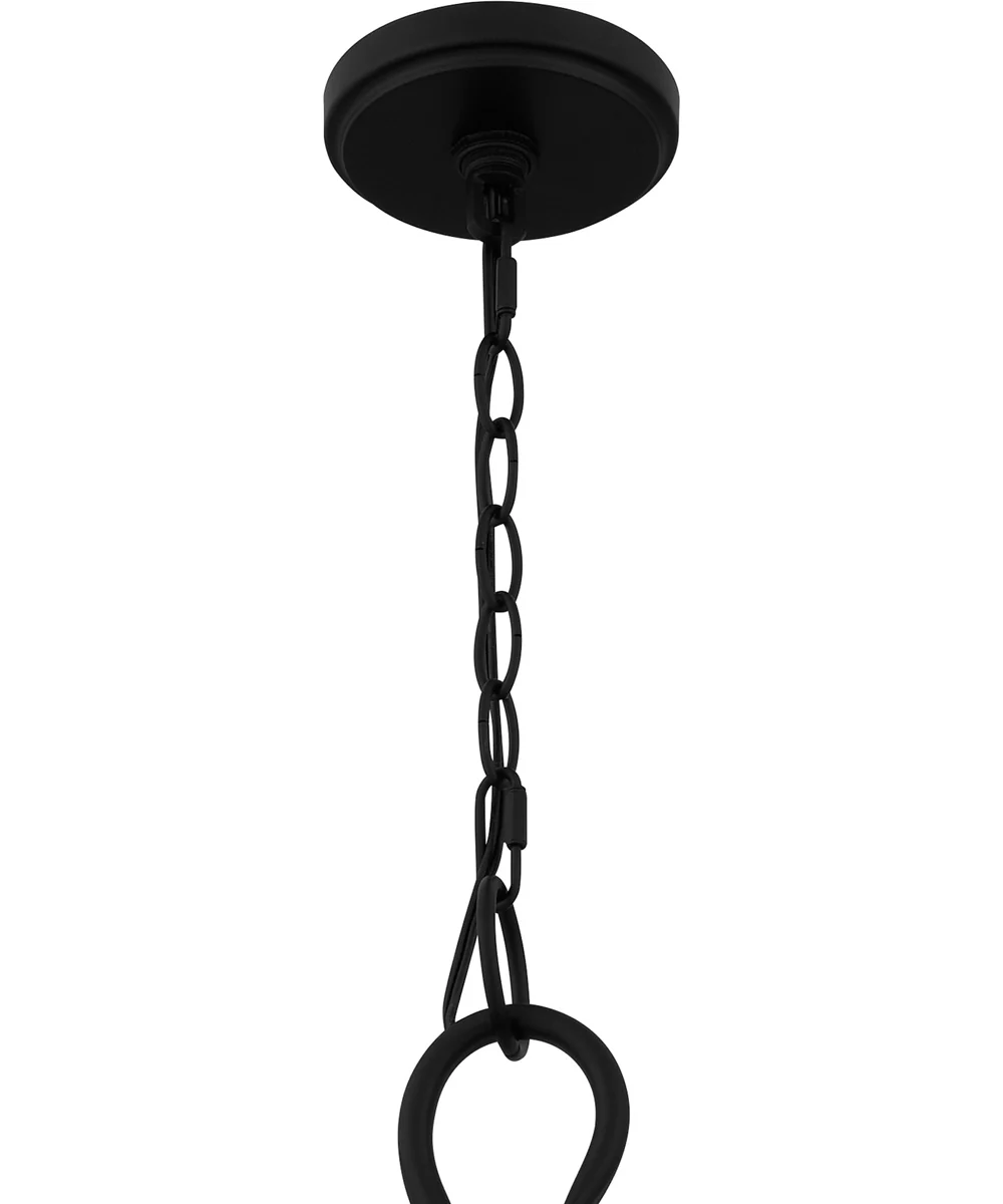 Blanche 15-light Chandelier Matte Black - Image 6