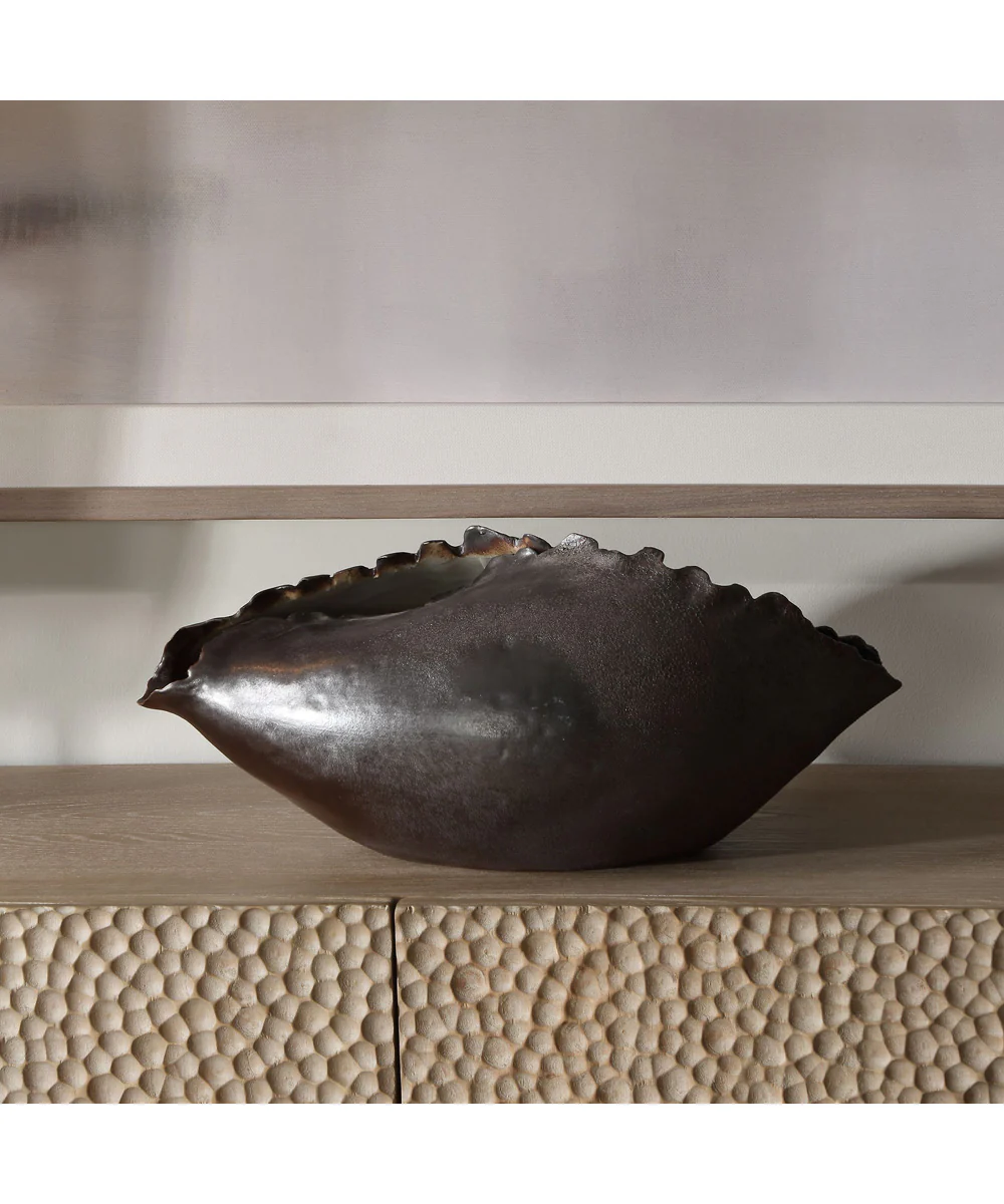 Blossom Bronzed Metallic Vase - Image 2