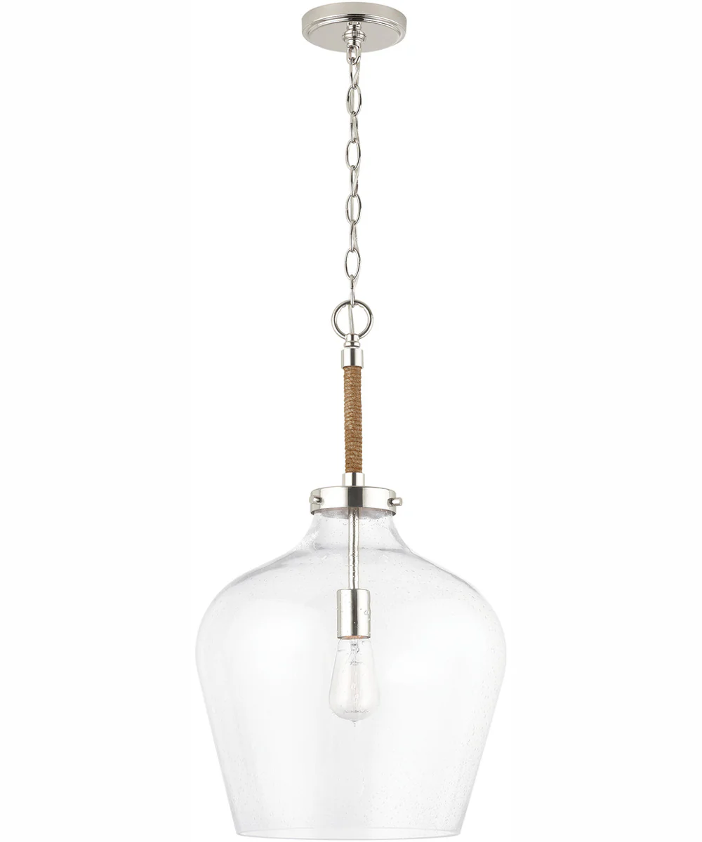 Boland 1-Light Pendant Polished Nickel - Image 4