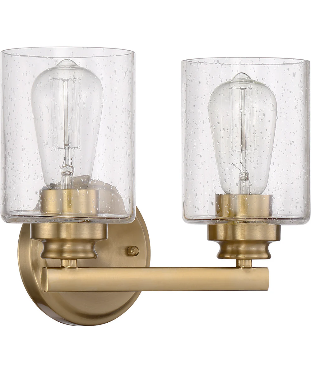 Bolden 2-Light Vanity Satin Brass