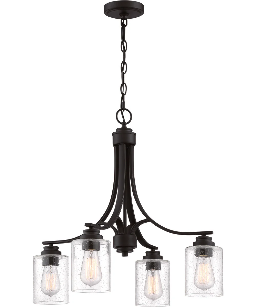 Bolden 4-Light Chandelier Flat Black - Image 2