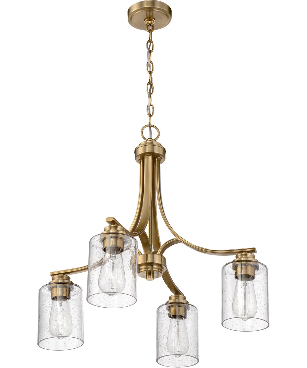 Bolden 4-Light Chandelier Satin Brass - Image 3